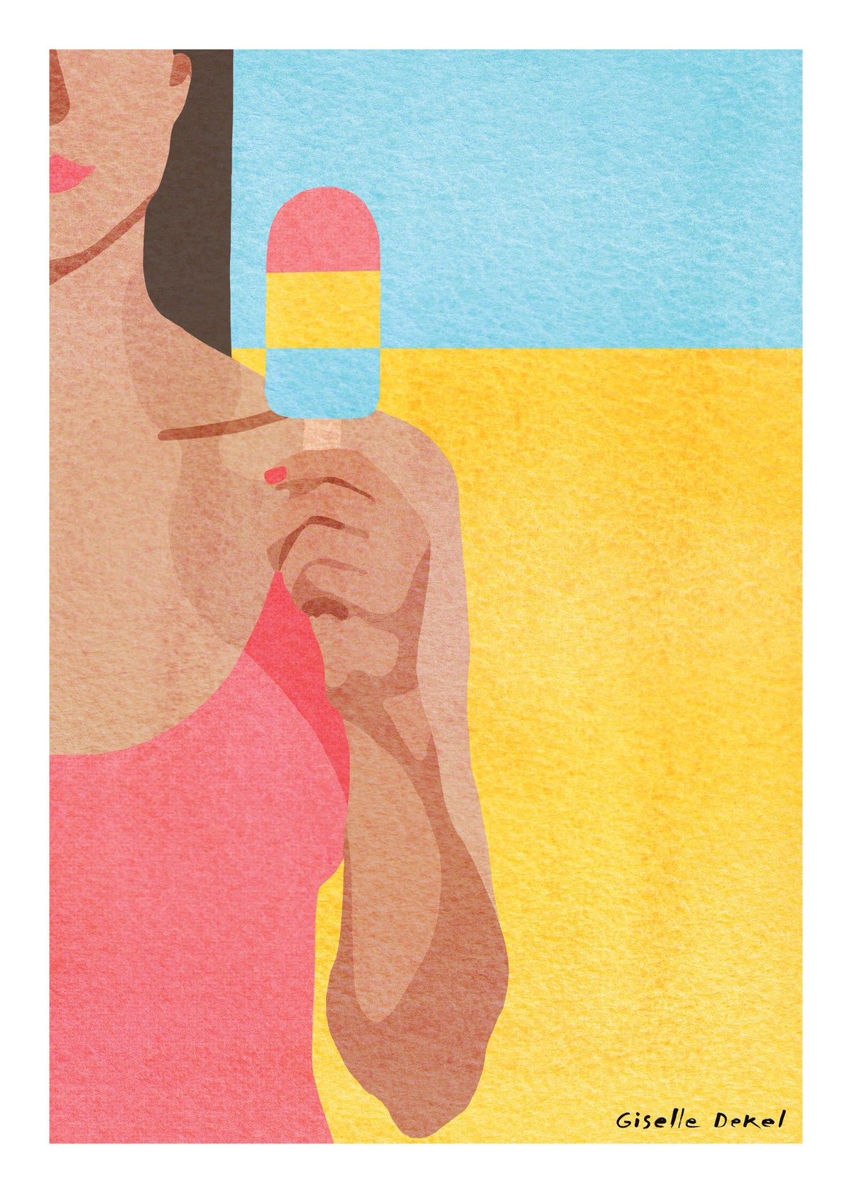 Giselle Dekel – Popsicle Print