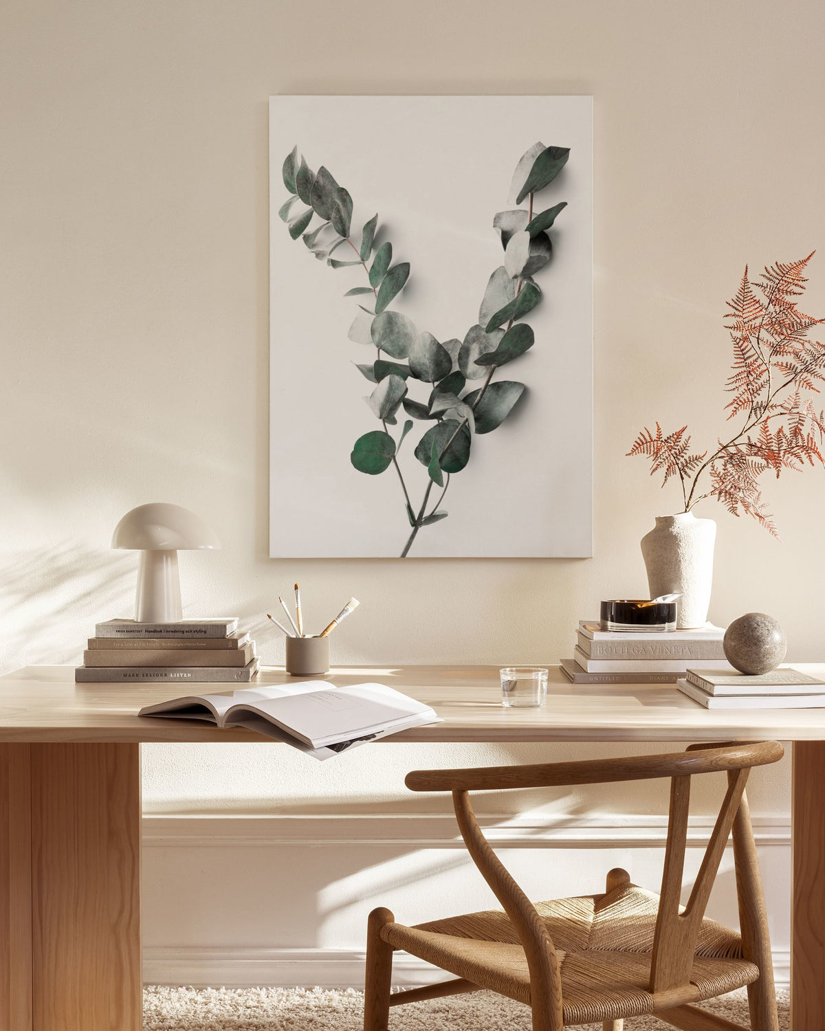Eucalyptus Twigs No2 Canvas print