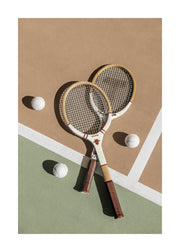 Racket Duo Print