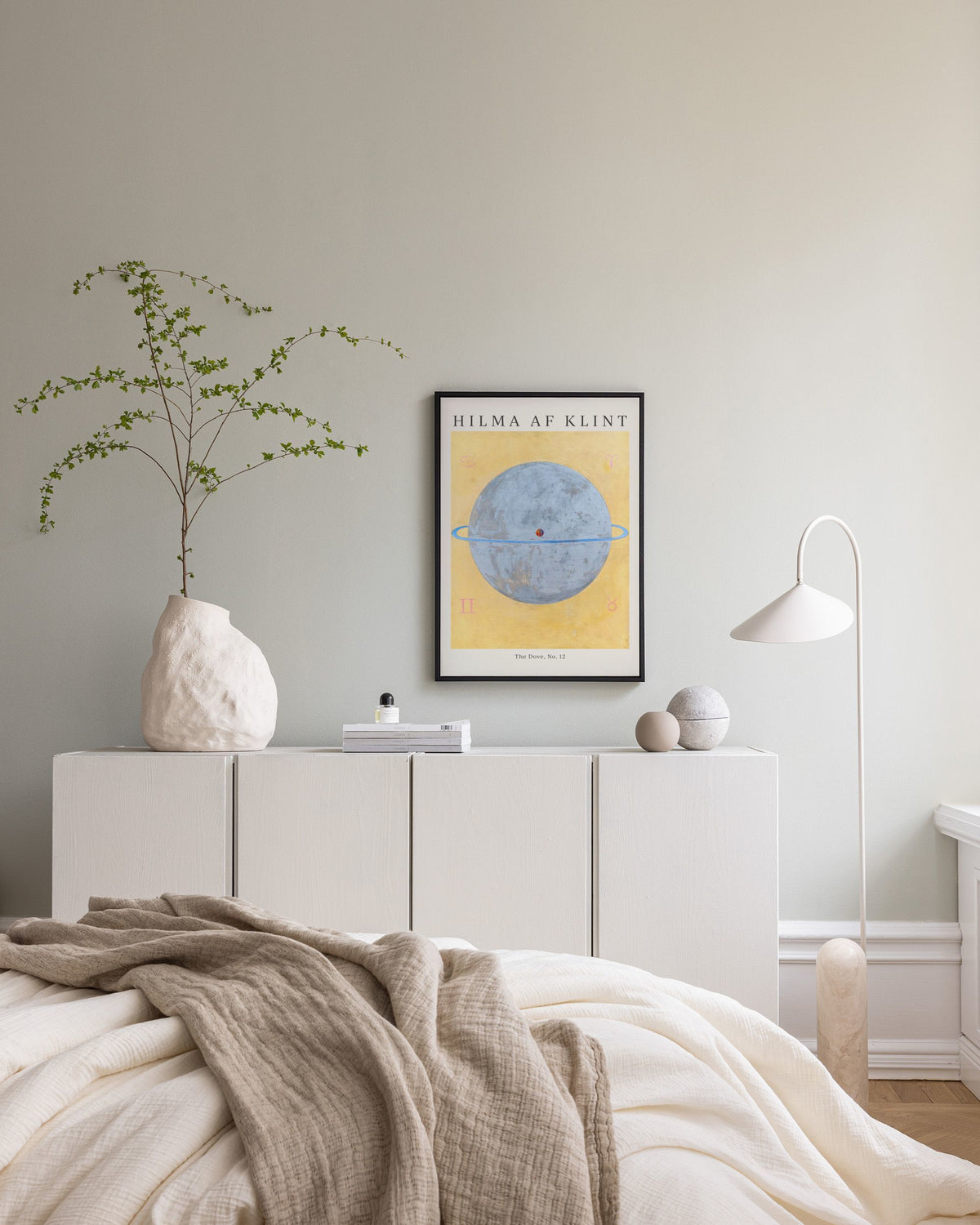 Print - The Dove No.12 by Hilma af Klint Καμβάς