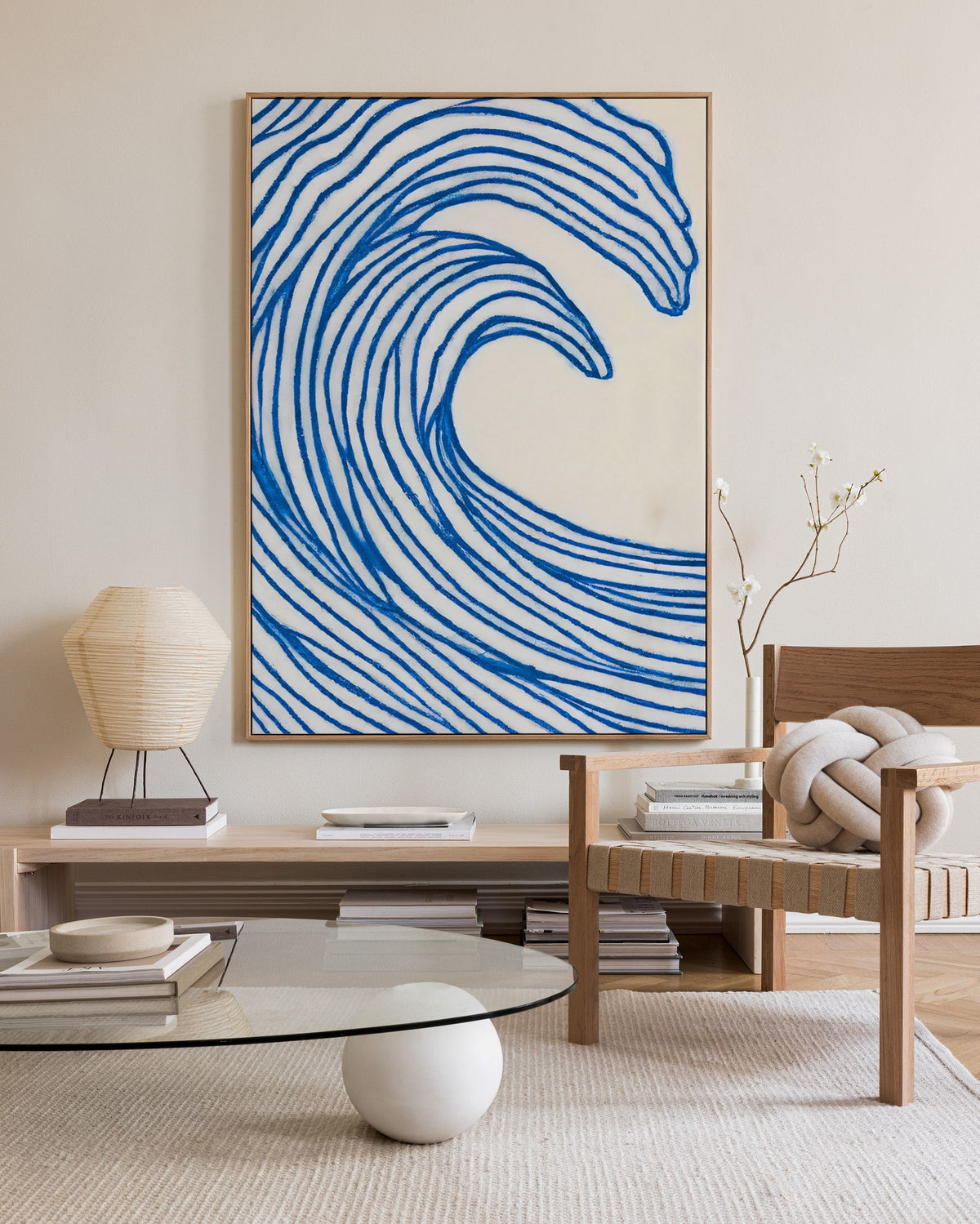 Merel Takken - Wavy Lines Canvas print
