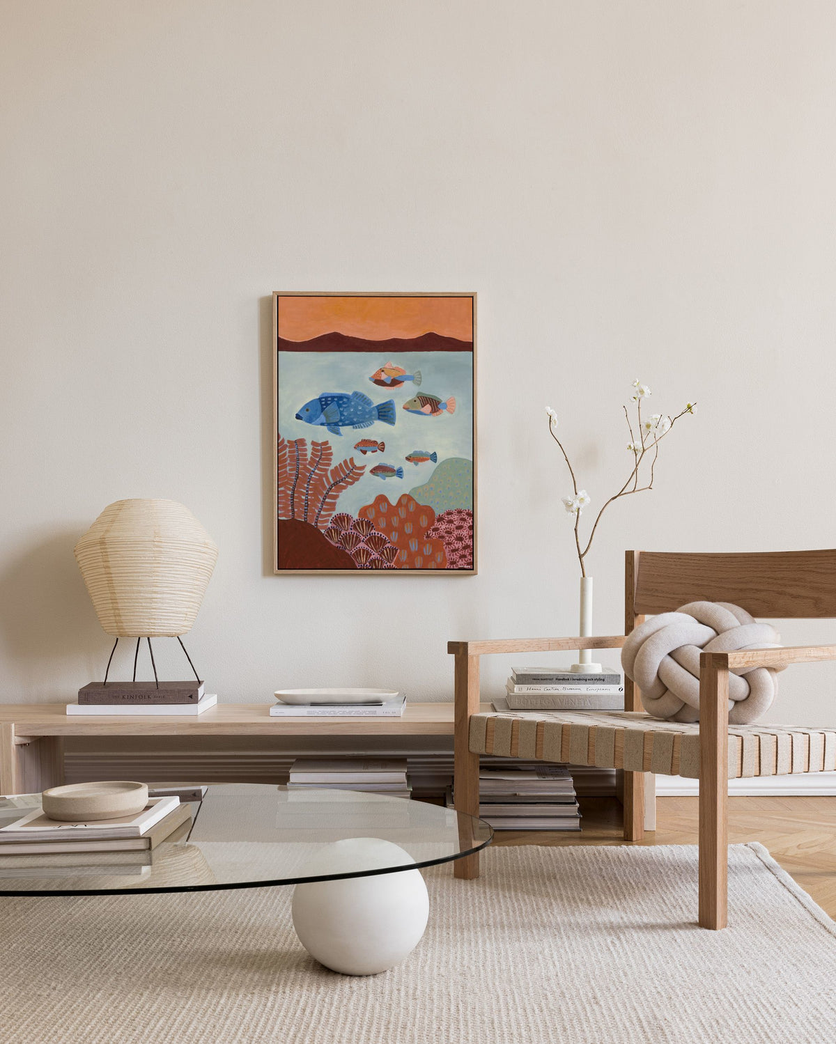 Karina Jambrak - A Swim in the Ocean Canvas print