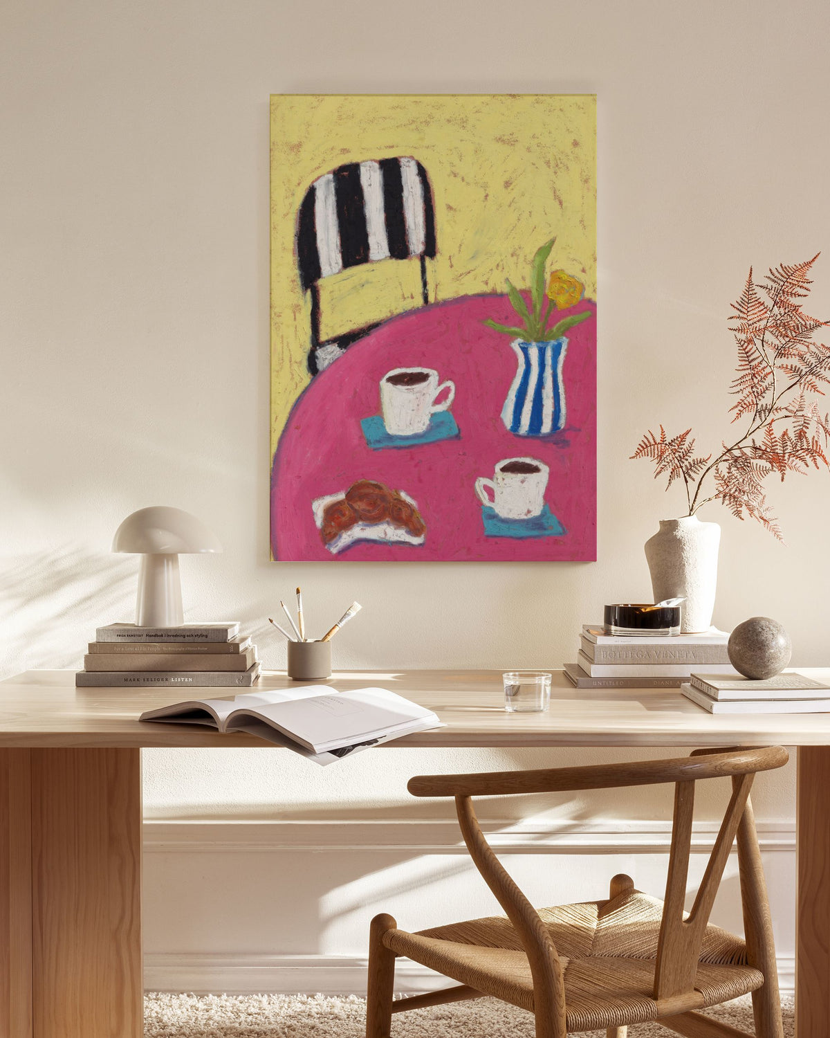 Hannah Durham - Coffee In The Sunshine Canvas print