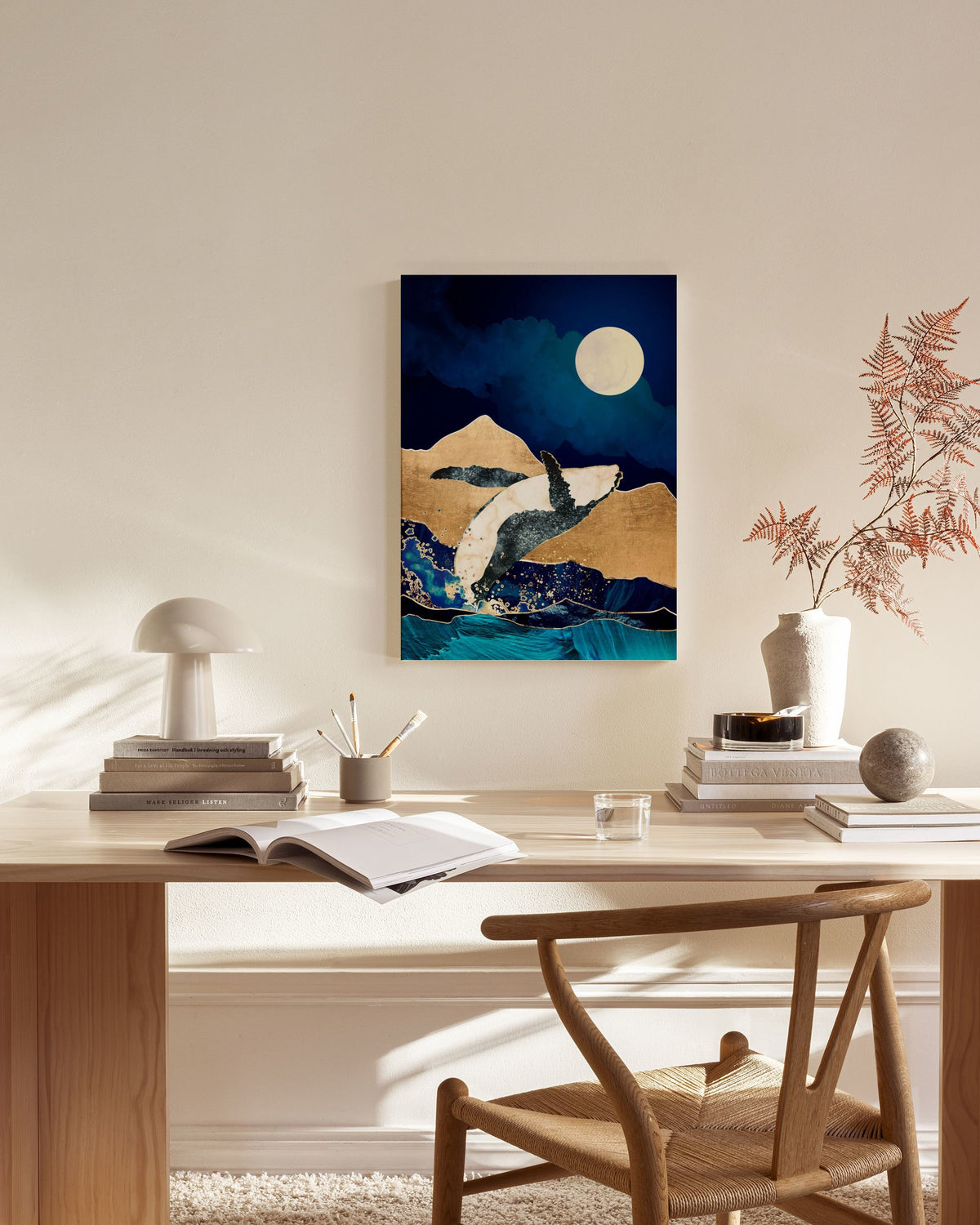 SpaceFrog Designs - Live Free Canvas print