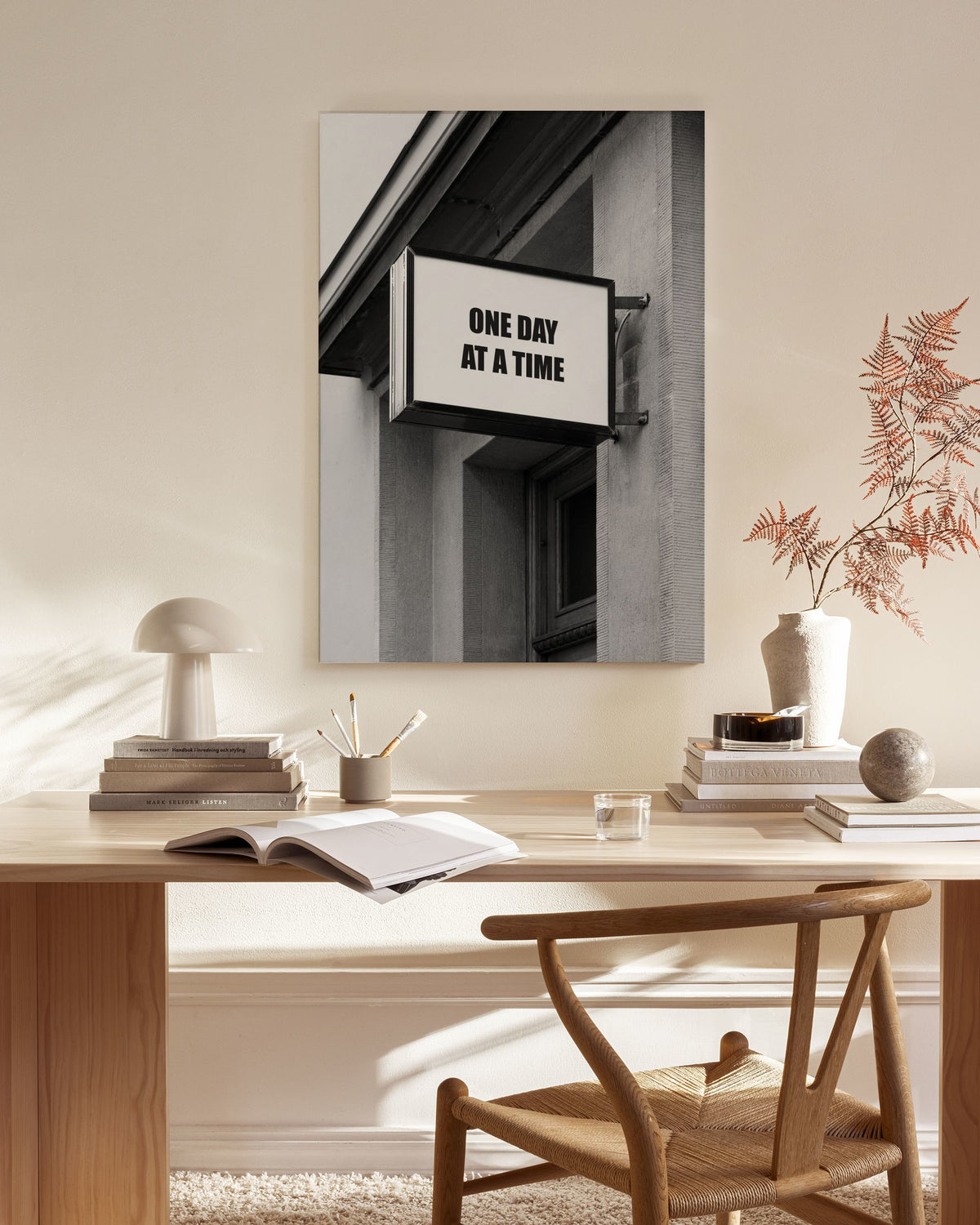 One Day at a Time Canvas print