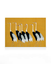 Ogata Korin - Japanese Red Crown Cranes Canvas print