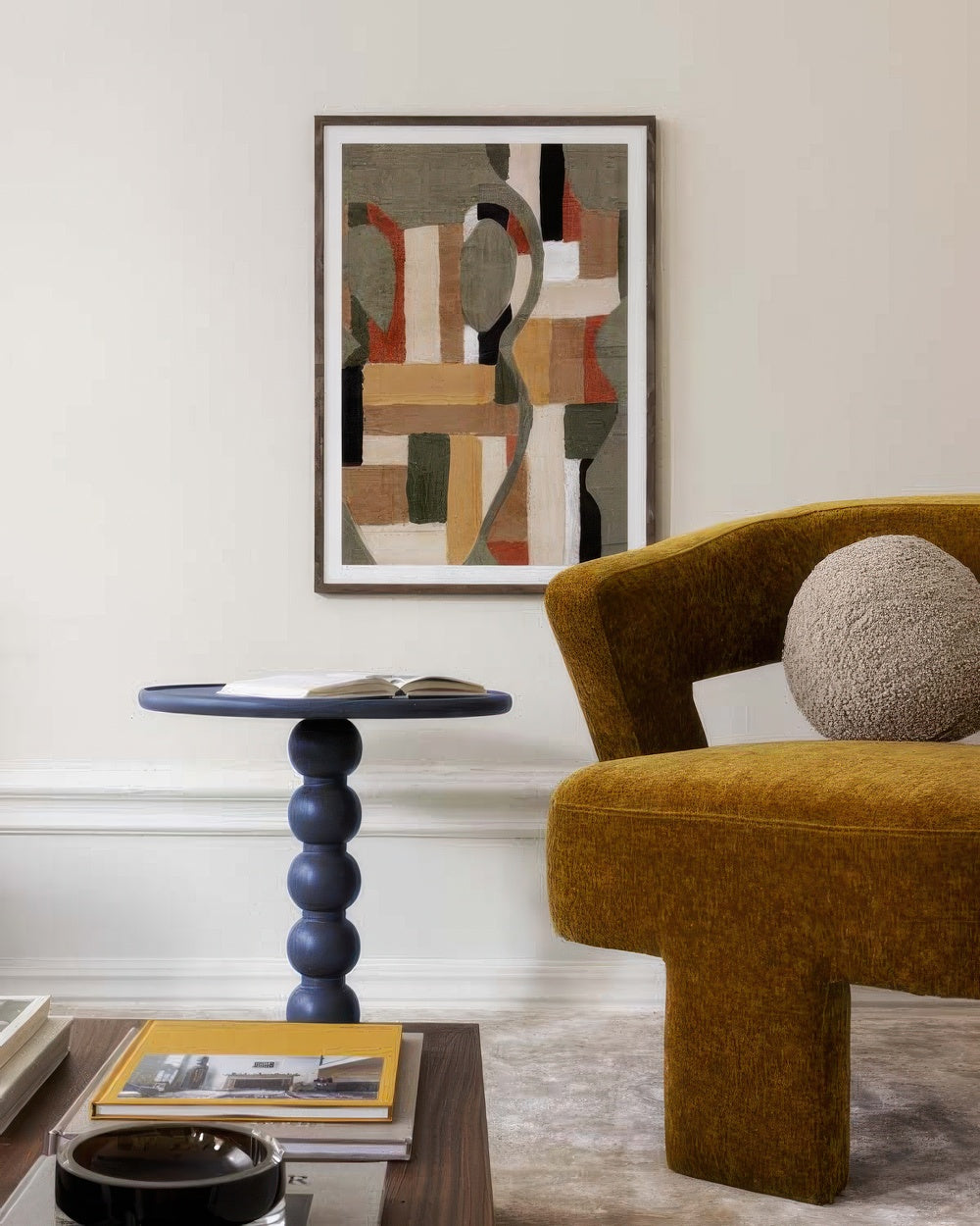 Painted Shapes No1 Print