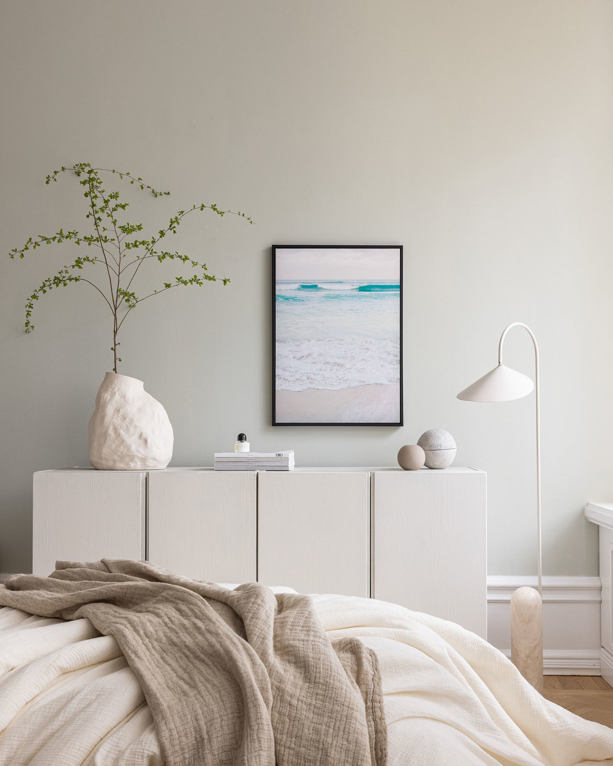 Dreamy Pastel Beach No1 Canvas print
