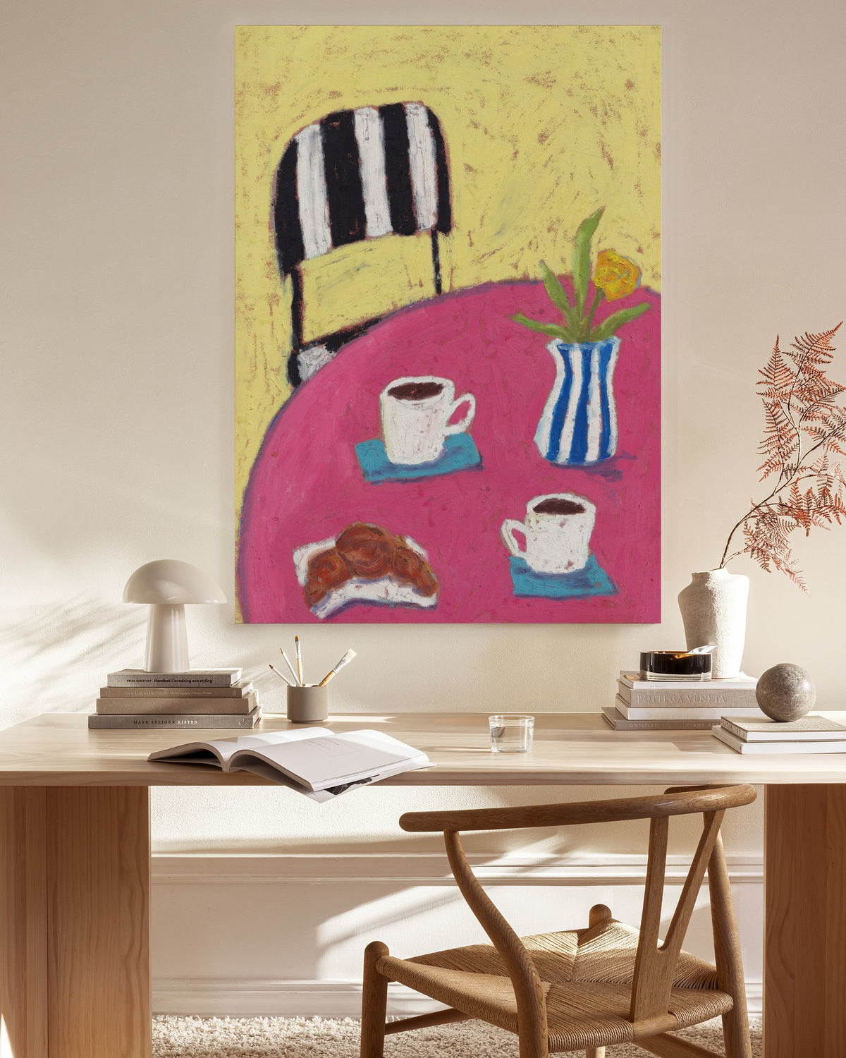 Hannah Durham - Coffee In The Sunshine Canvas print