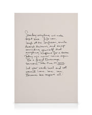 The Letter Canvas print