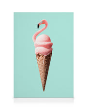Jonas Loose - Flamingo Cone Canvas print