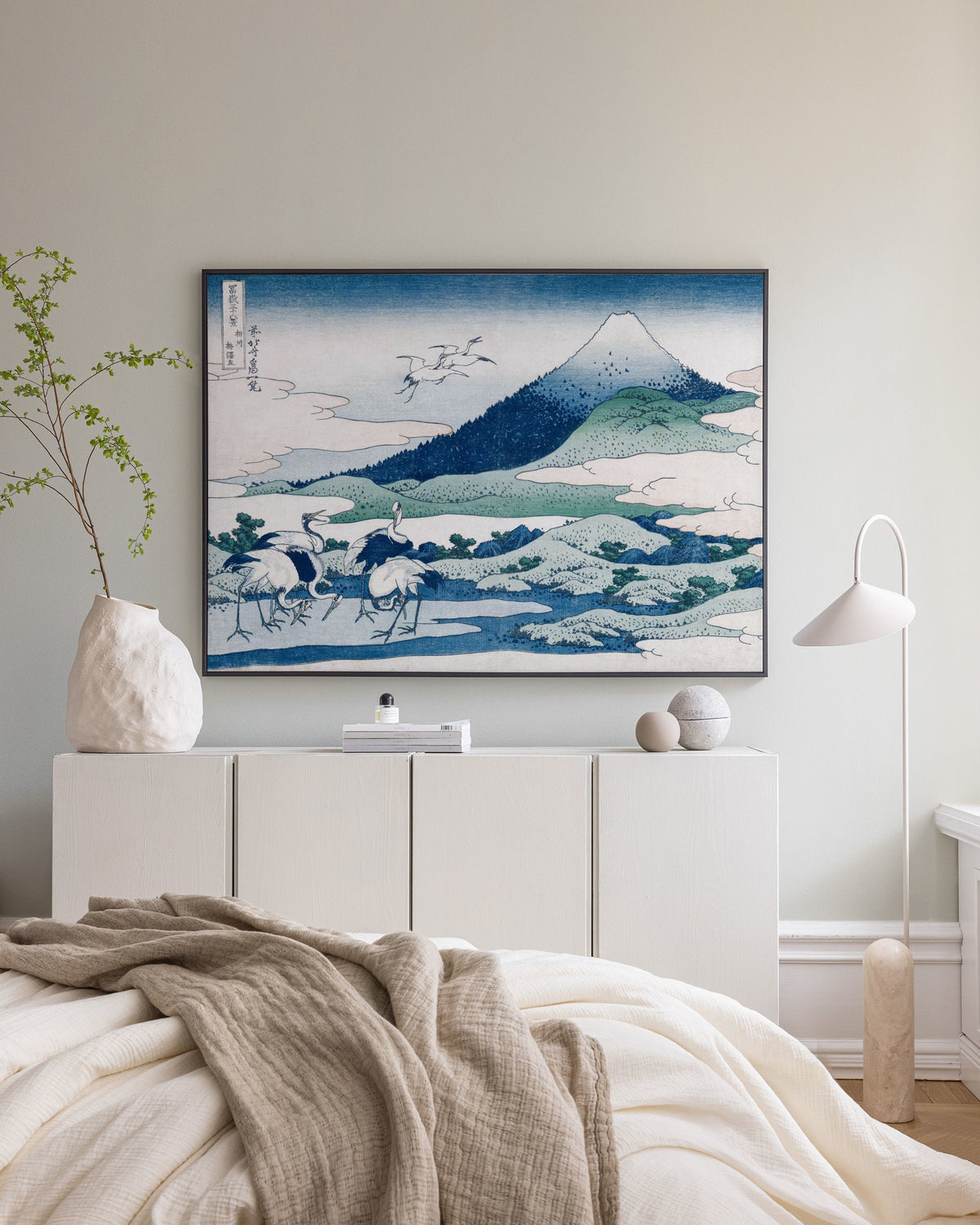Hokusai - Umezawa Manor in Sagami Province Canvas print