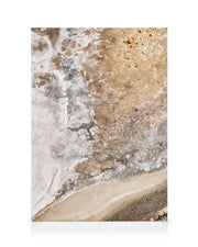 Golden Salt Lake Canvas print