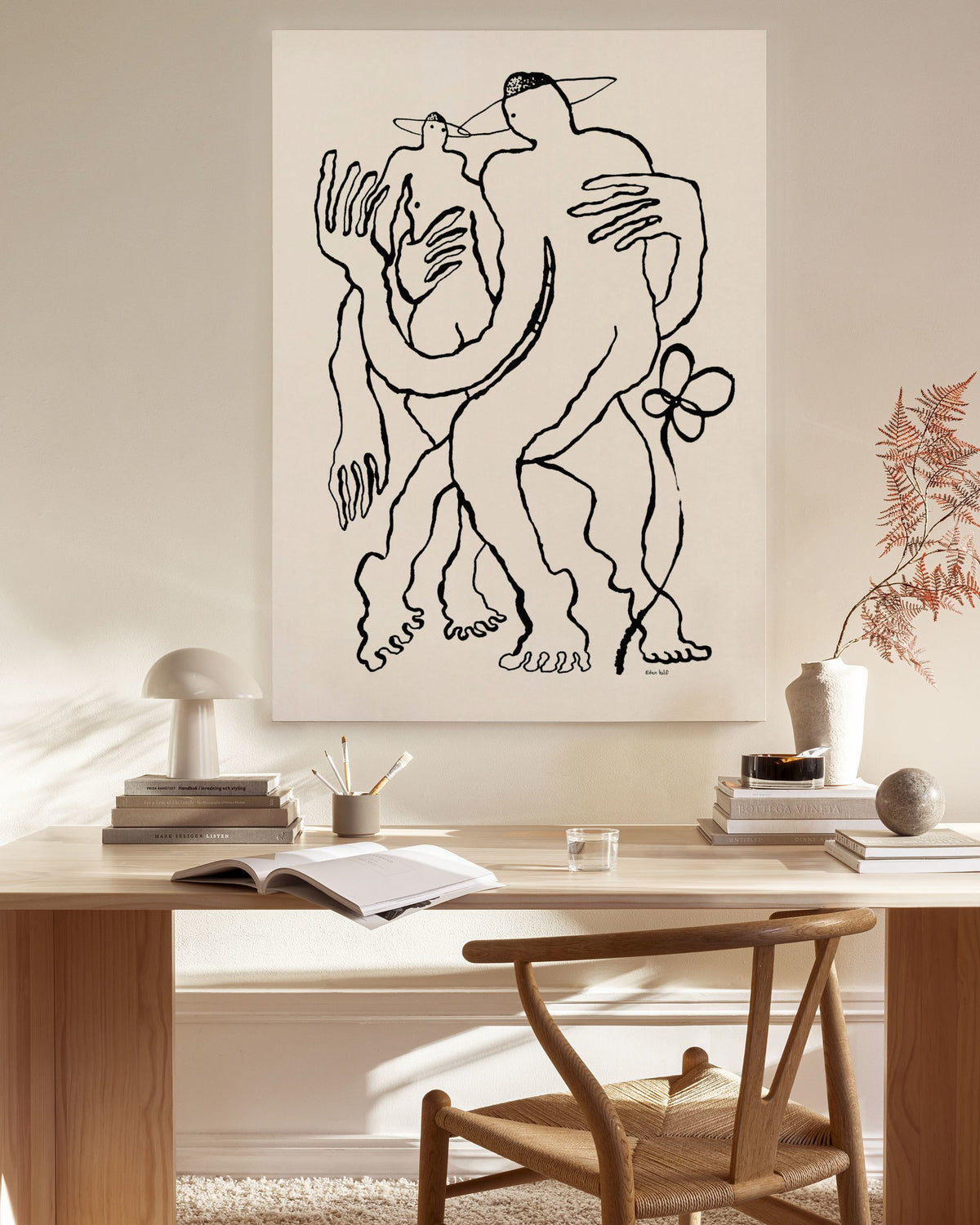 Eden Kalif - Two Dancers Canvas print