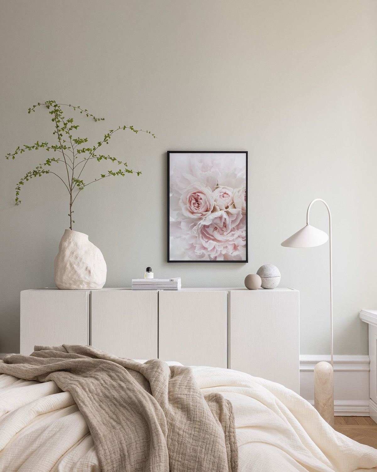 Peonies and Roses Canvas print