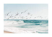 Birds on Seascape Print