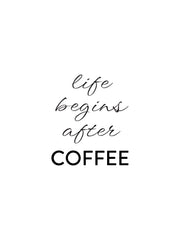 After Coffee, Print