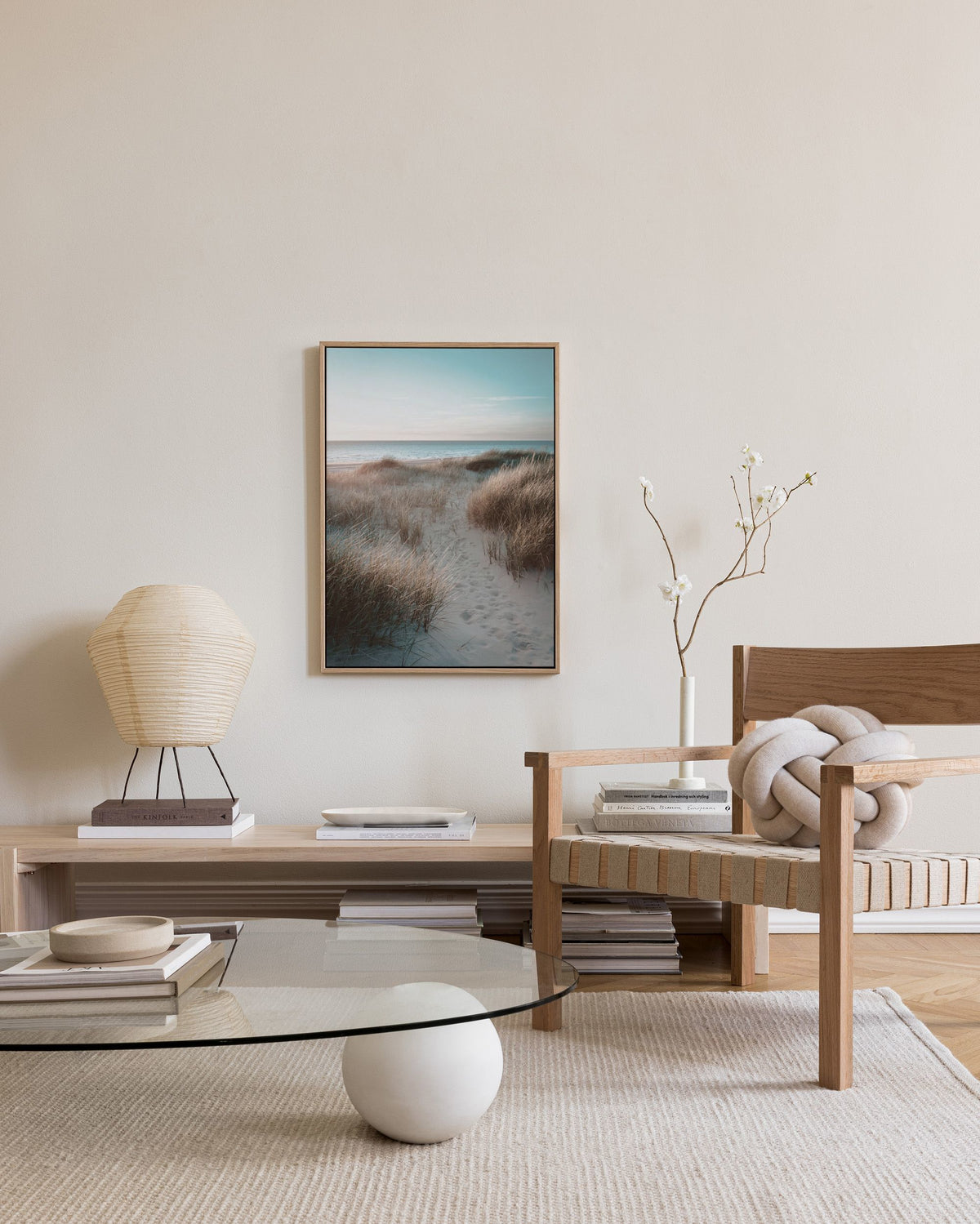 Sunset Beach Dune Canvas print