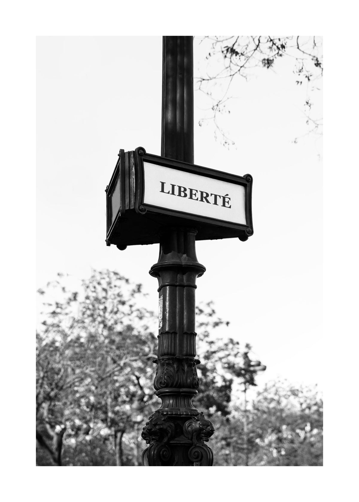 French Sign Print