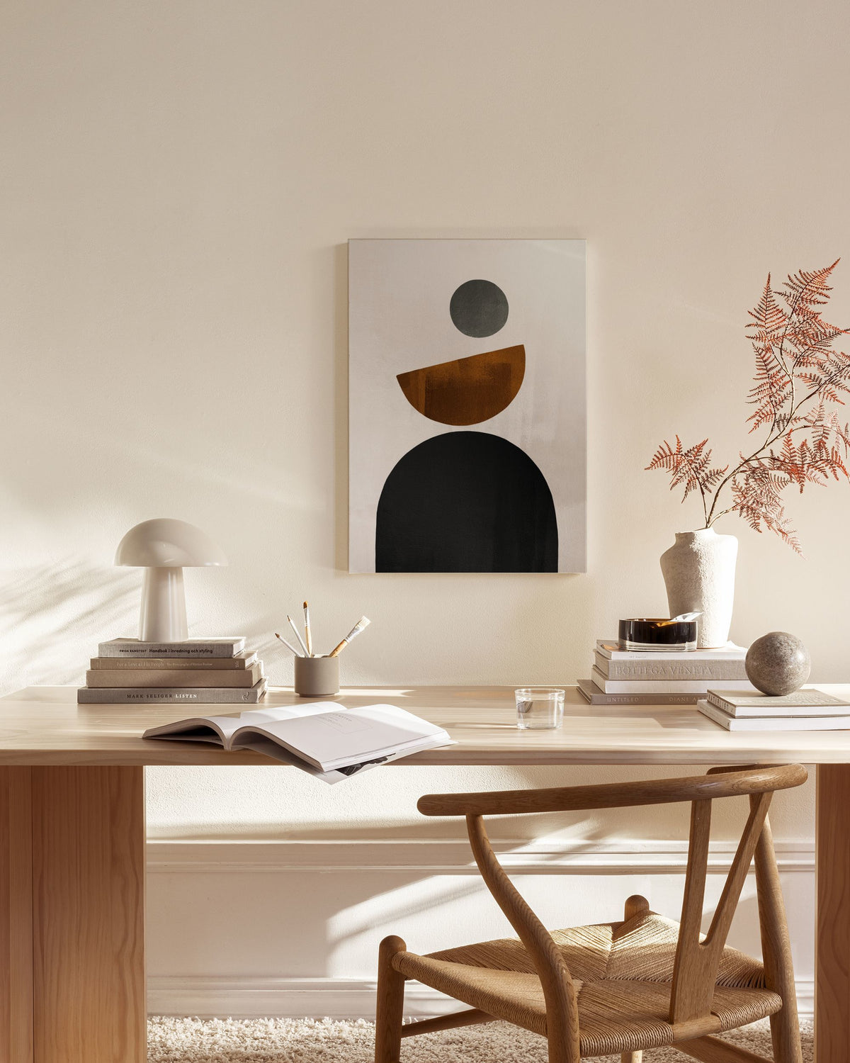 Weimar Shapes No1 Canvas print