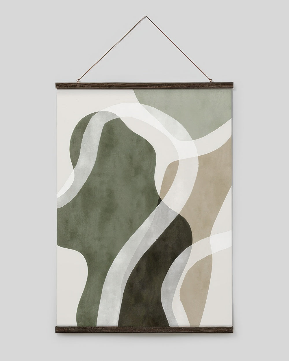 Poster Hanger Dark Oak 71 cm, magnet fastener