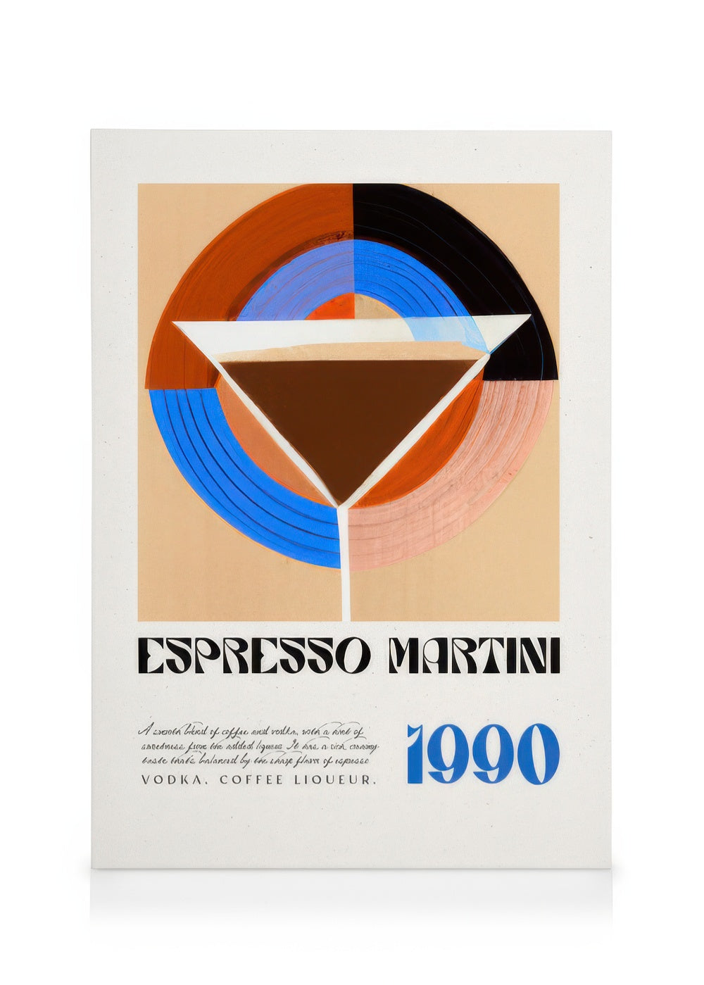 Espresso Martini Classic Recipe Canvas print