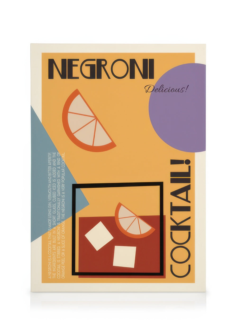 We made something nice - The Negroni Canvas print