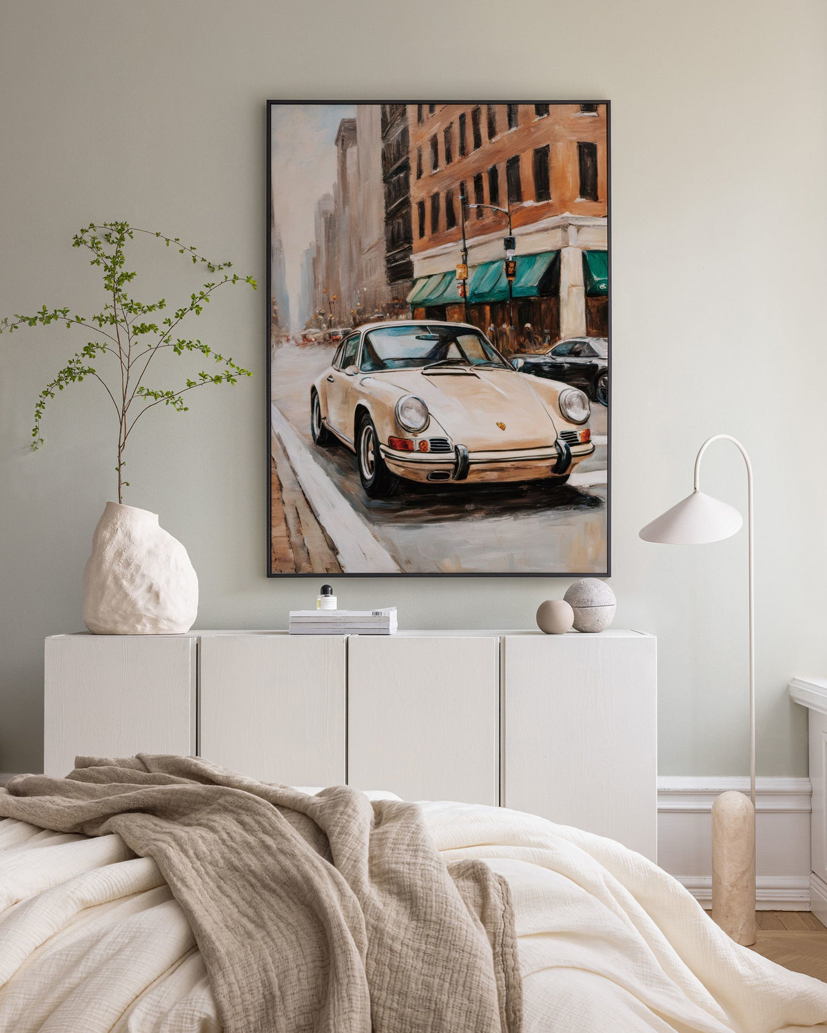 Beige Nostalgia Canvas print