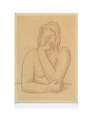 Mikuláš Galanda - Seated Canvas print