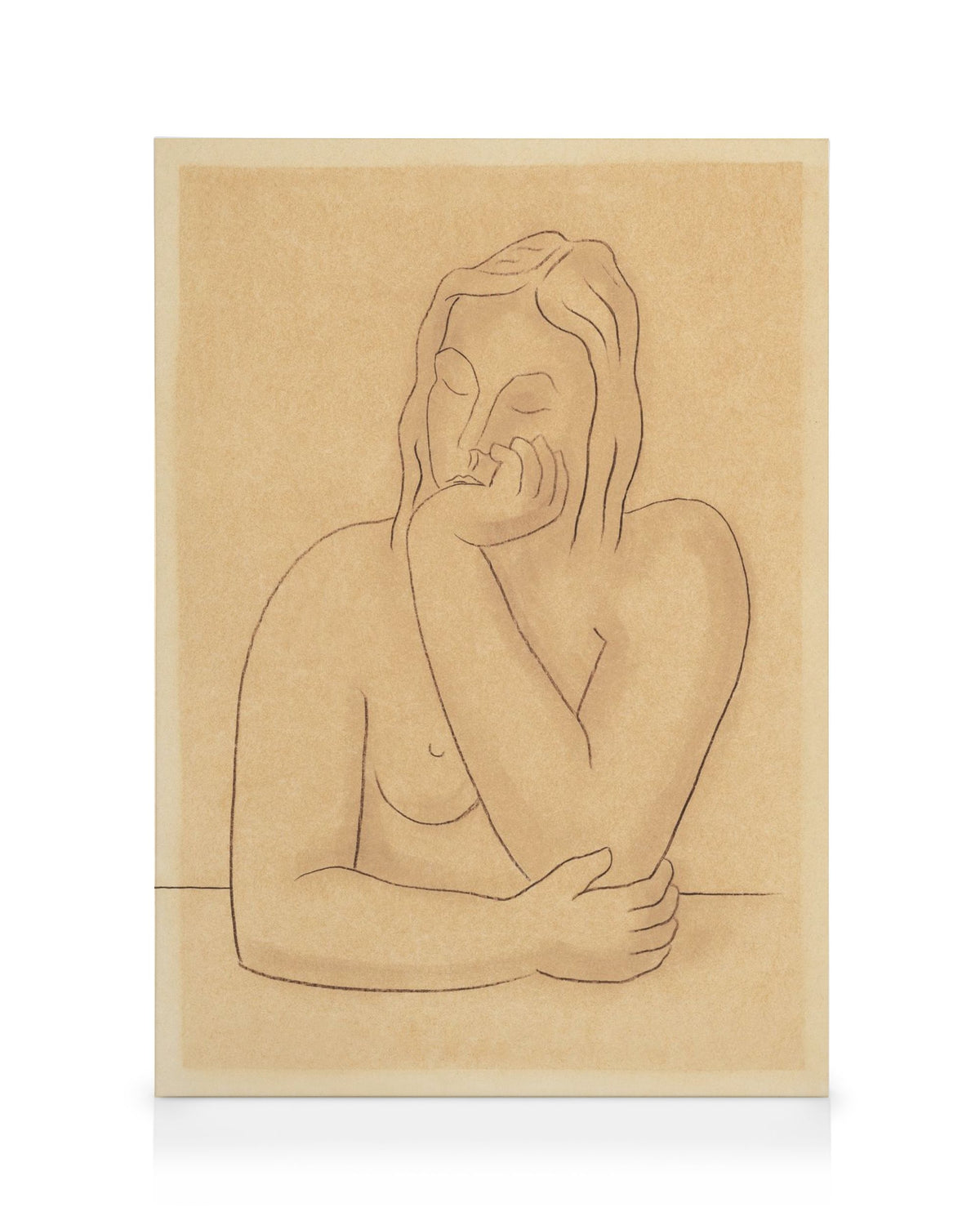 Mikuláš Galanda - Seated Canvas print