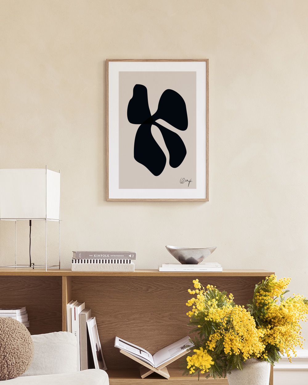 Monochrome Abstract No1 Print
