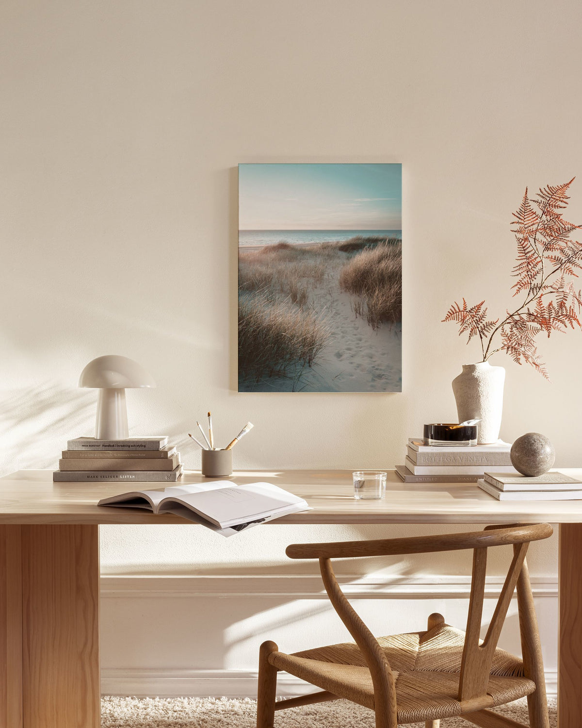 Sunset Beach Dune Canvas print