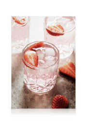 Strawberry Drink Canvas print