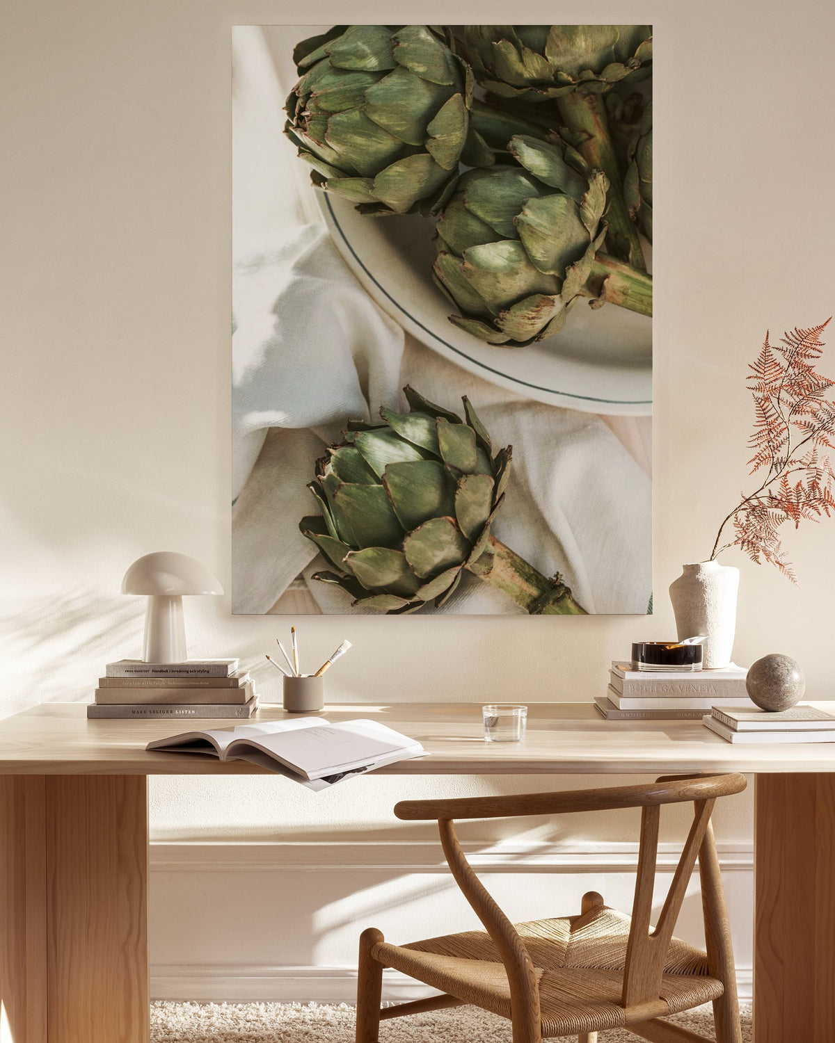 Artichoke in Sunlight Canvas print