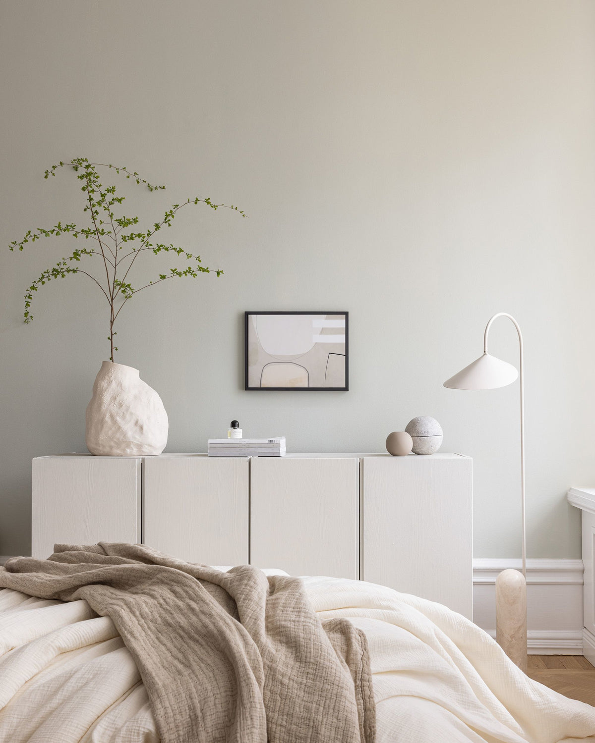 Beige Balance Canvas print