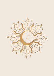 Golden Sun Print
