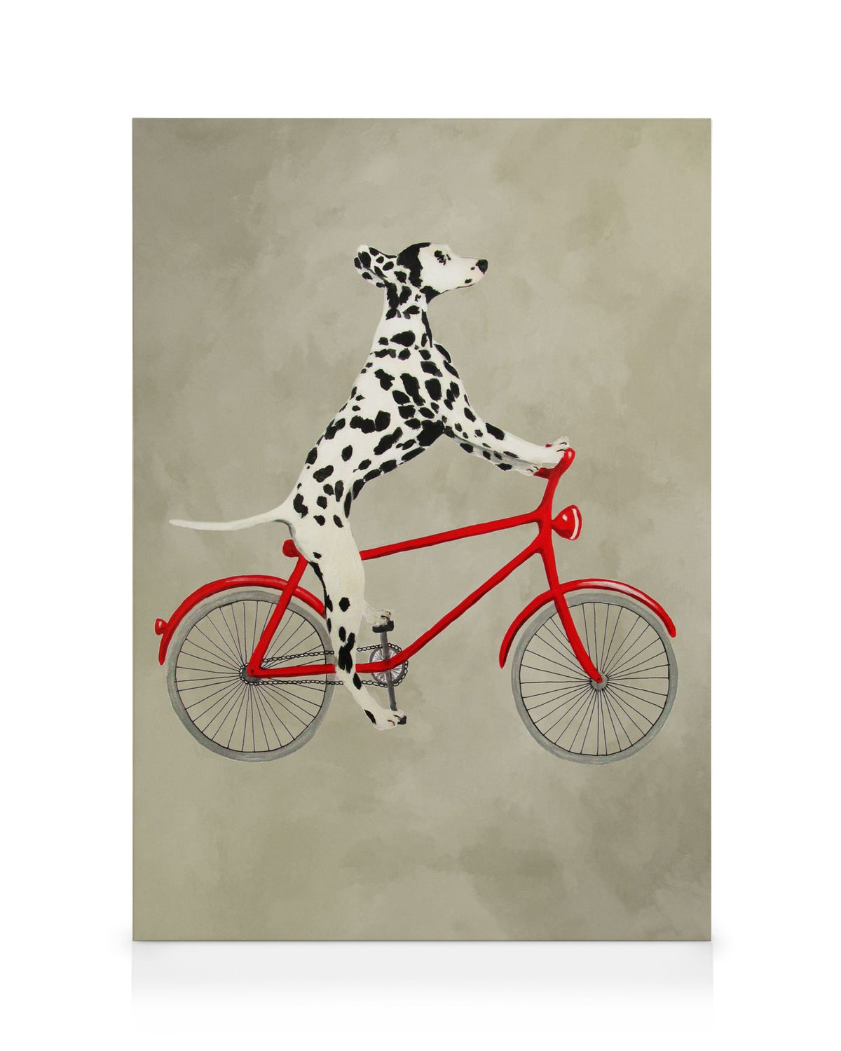 Coco De Paris - Dalmatian on Bicycle Canvas print