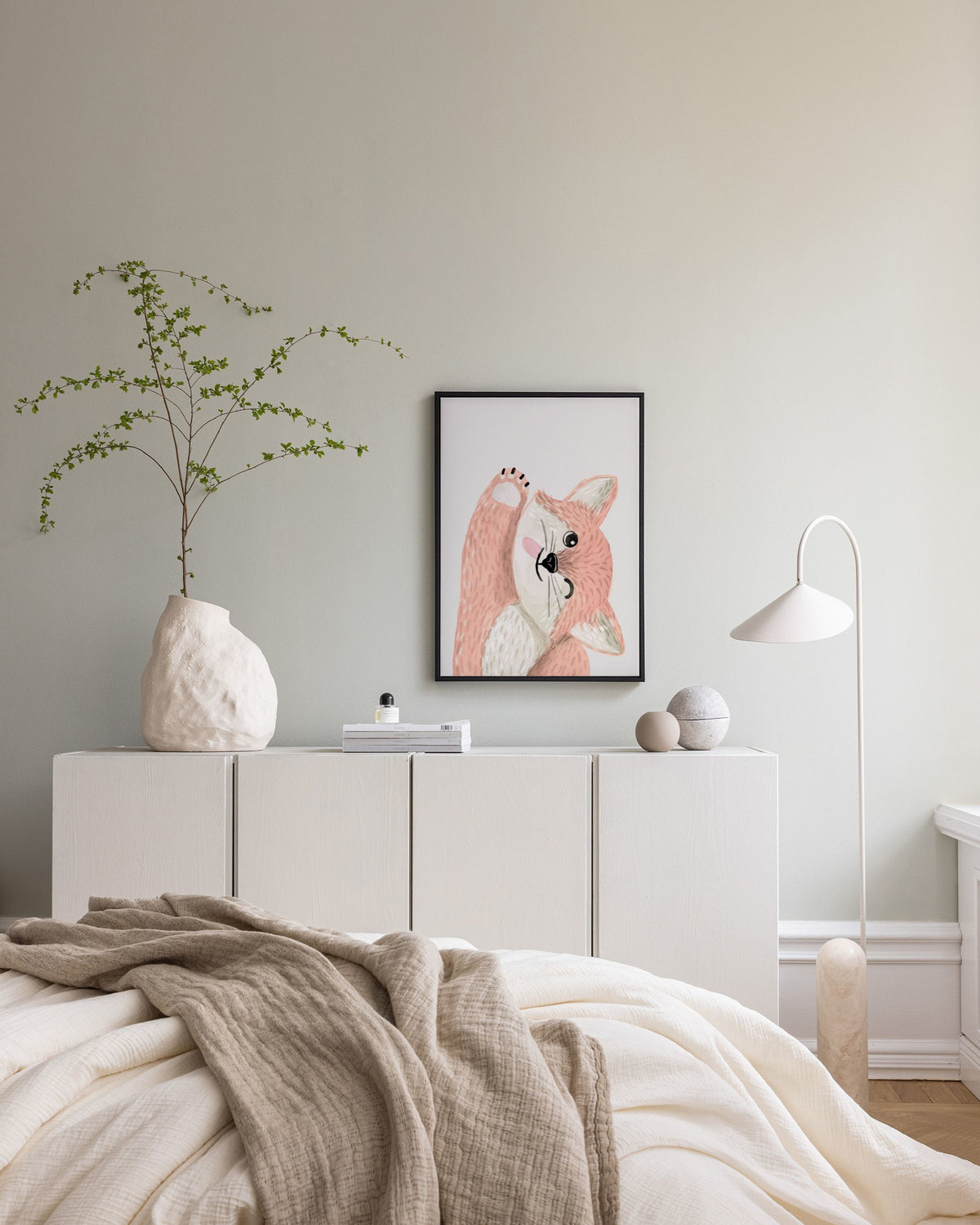 Flirty Fox Canvas print