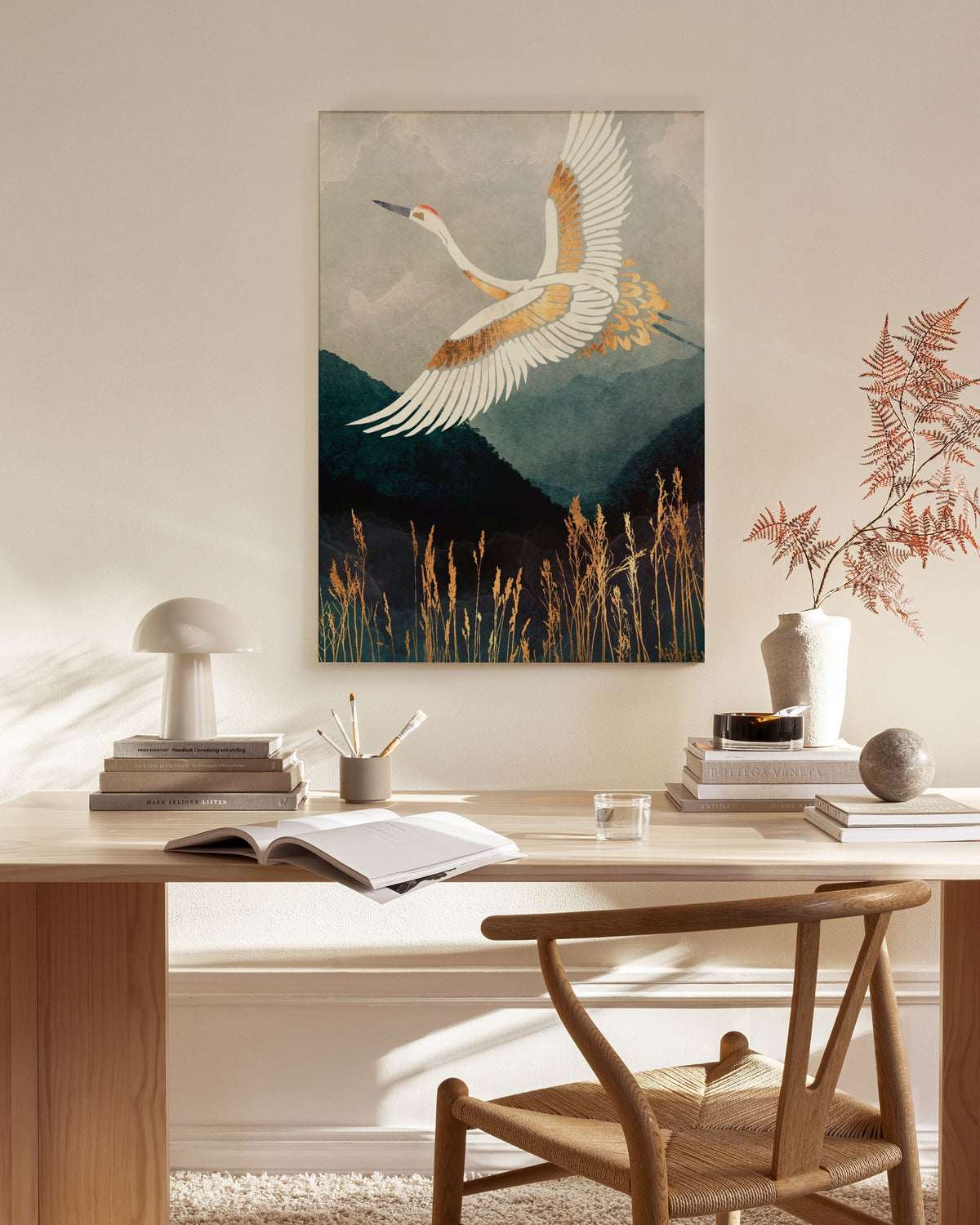 SpaceFrog Designs - Elegant Flight Canvas print