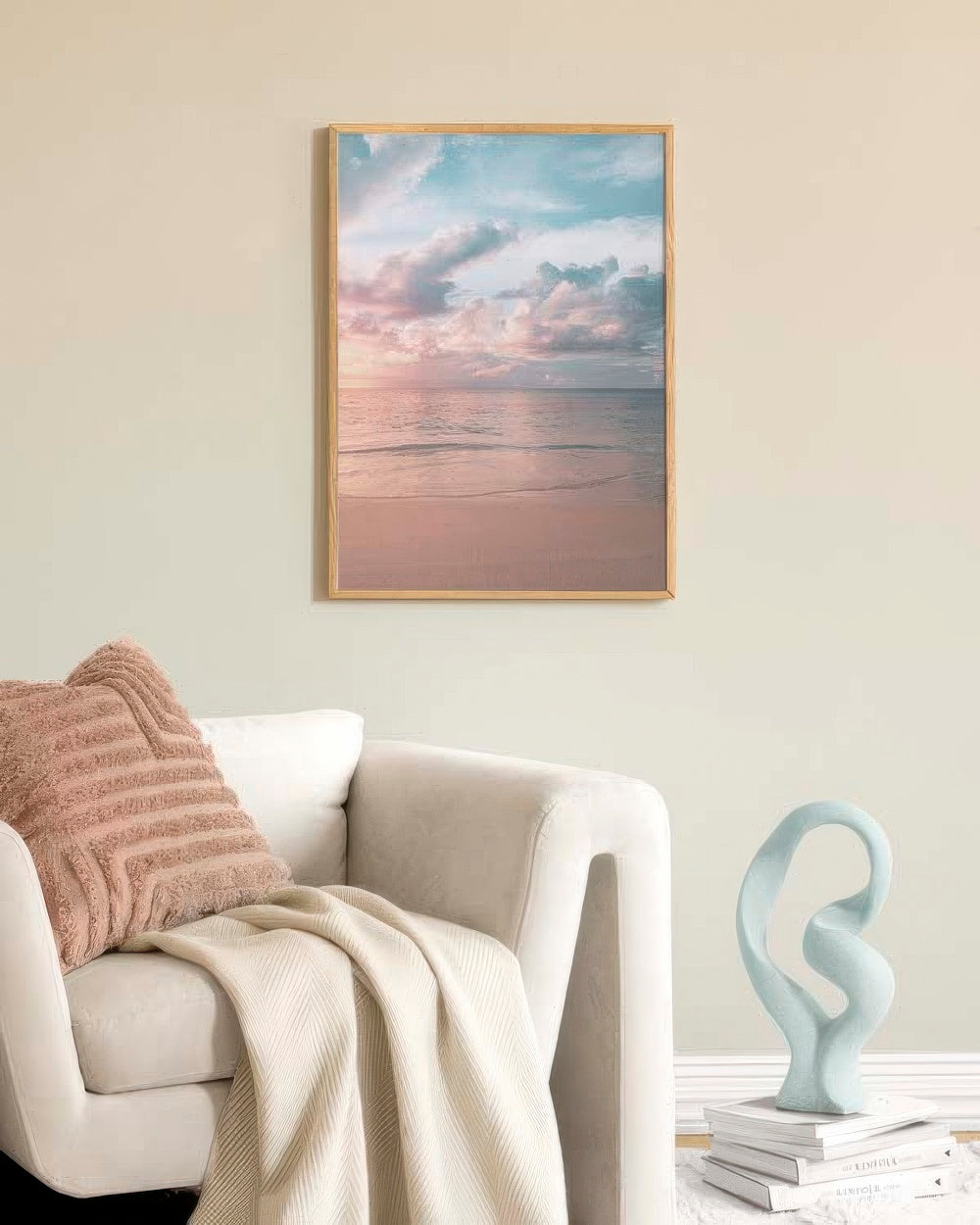 Pastel Sky Beach No2 Print