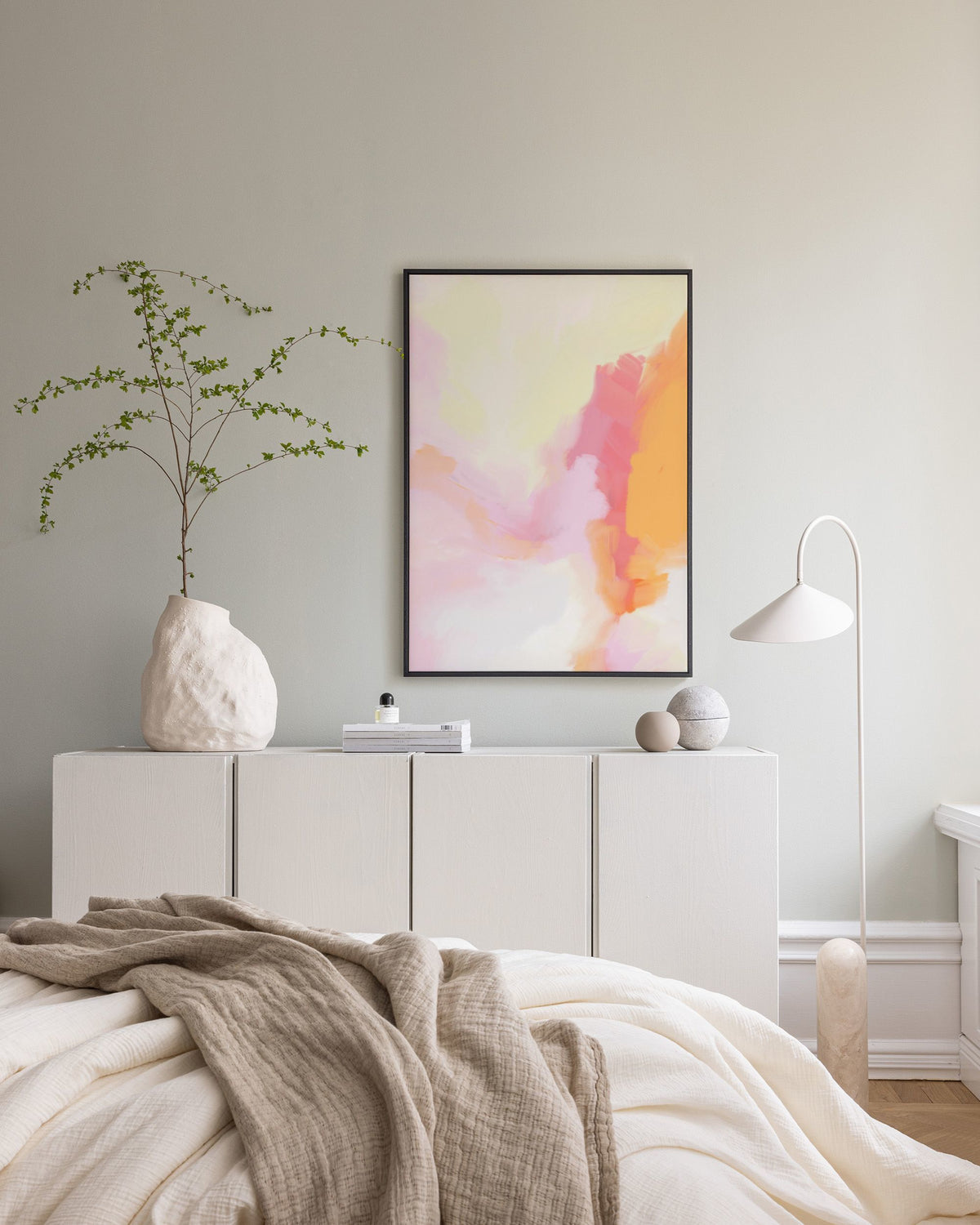 Painterly Expression No1 Canvas print
