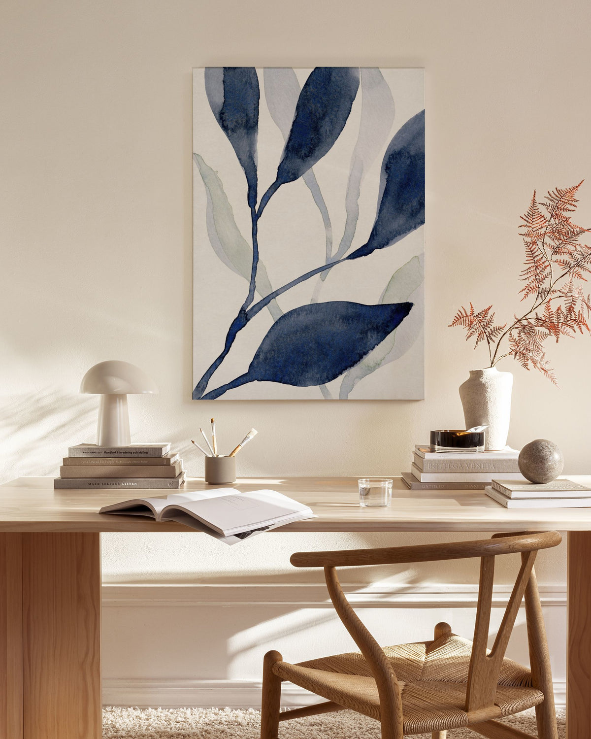 Aquatic Greenery No2 Canvas print