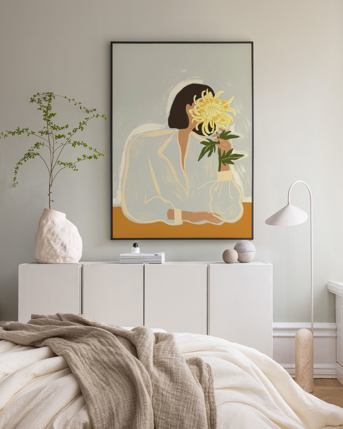 Arty Guava - Lay Hoon - The Chrysanthemum Canvas print