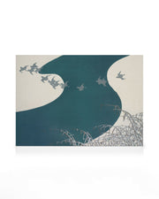 Kamisaka Sekka - Birds from Momoyogusa Canvas print