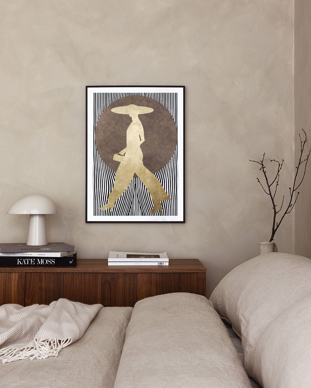 Boris Draschoff  Kubistika - La Madame Noir Print