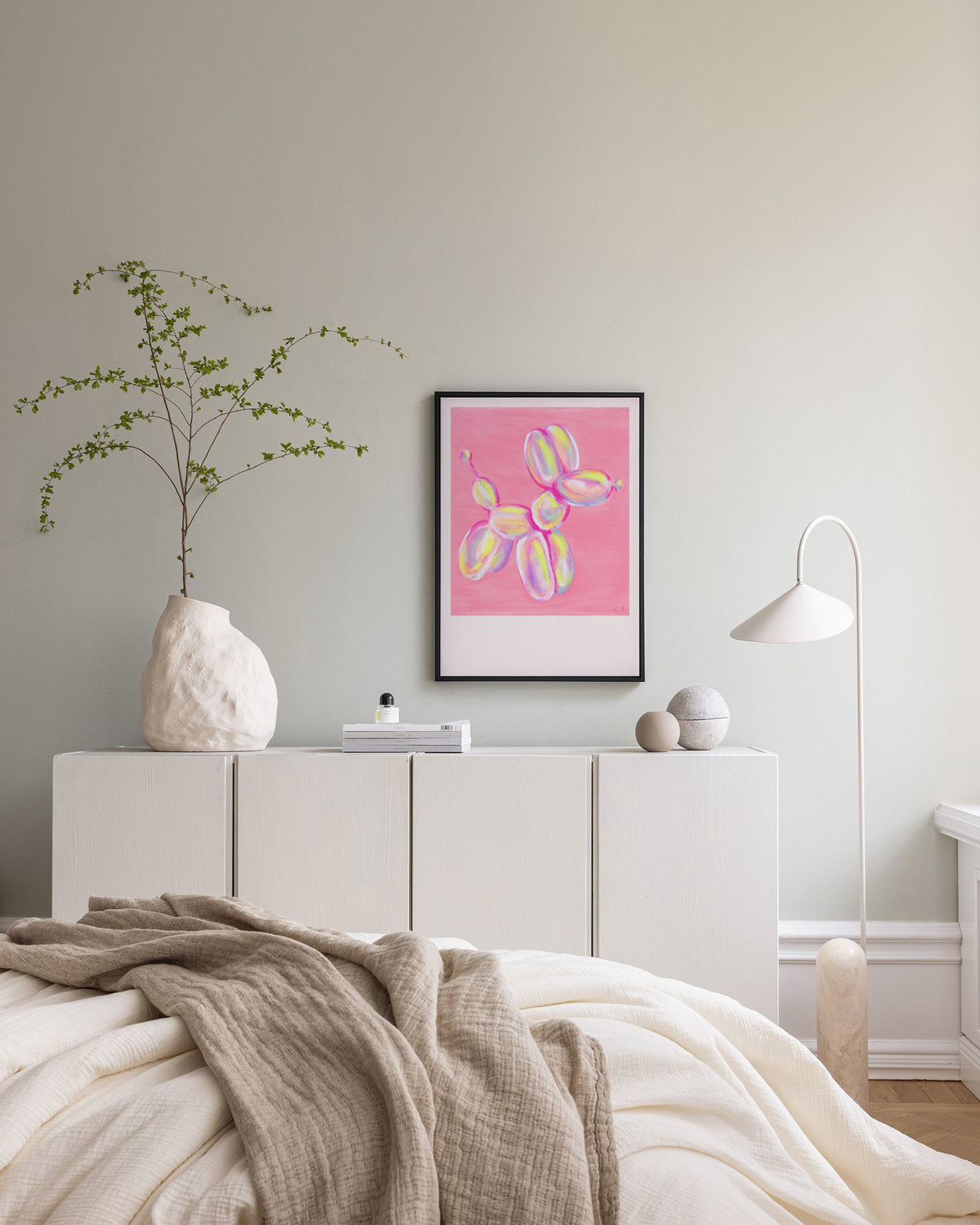 Colorful Balloon Dog Canvas print