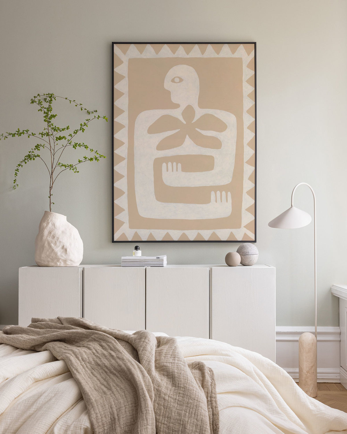 Floral Embrace Canvas print