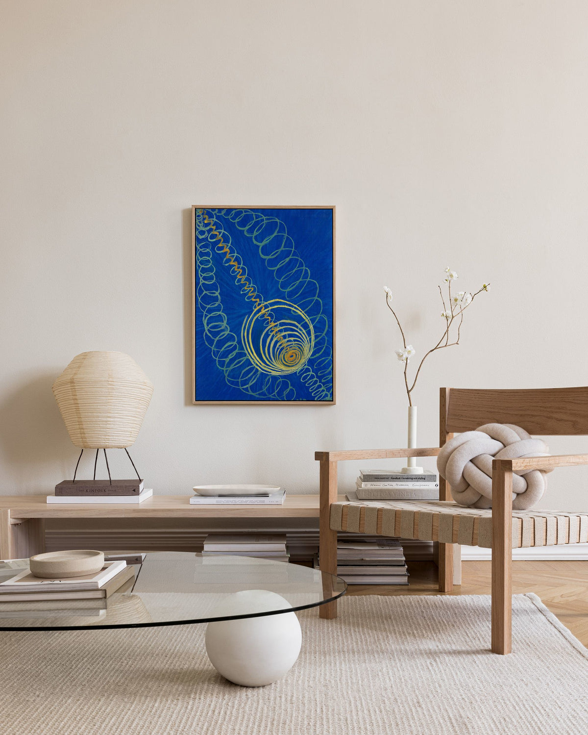 Print - Primordial Chaos, No.16 by Hilma af Klint Canvas print