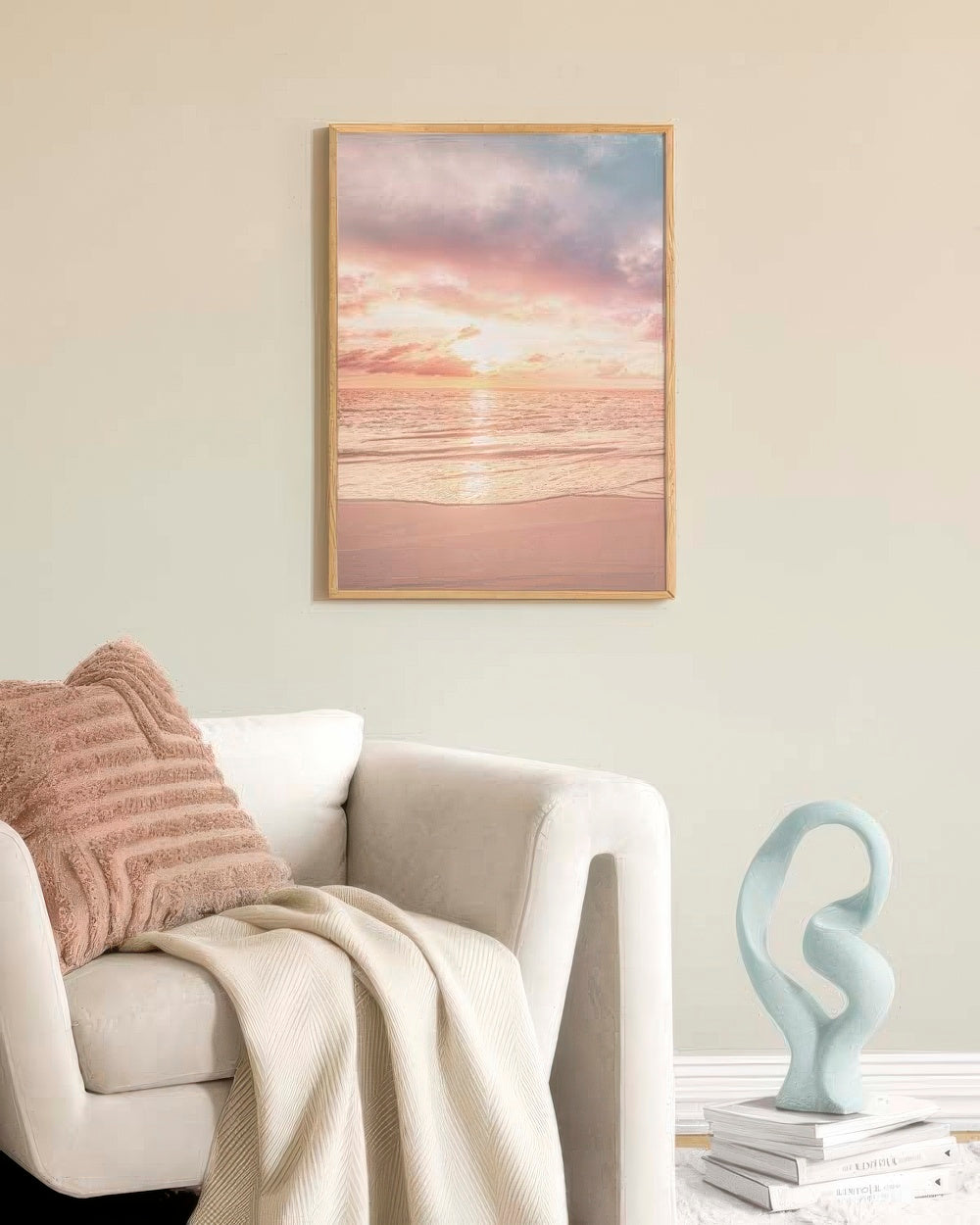 Pastel Sky Beach No1 Print