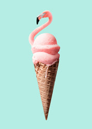 Jonas Loose - Flamingo Cone Print